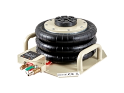 Macaco Pneumático de Carga 3 T, Ar Tripla Bolsa, Elevação 140 450 Mm, para Carro 0,8 1,0 Mpa, Rápida 3 5s, com Alças Laterais Carros, Garagens