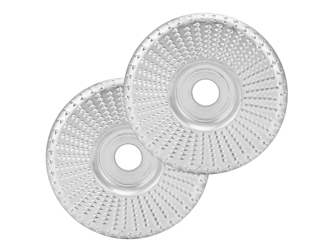 2 Peças Disco De Lixa Para Usinagem Roda De Esmeril Aço Carbono C45 Prata Para Amoladora Angular
