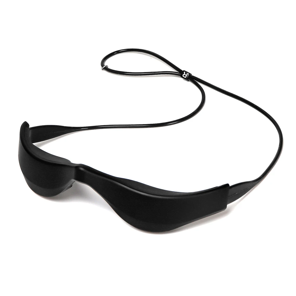 Óculos De Massagem Ocular Elétricos (pretos) Com Luz Vermelha Ems Para Proteção Dos Olhos E Redução De Olheiras.
