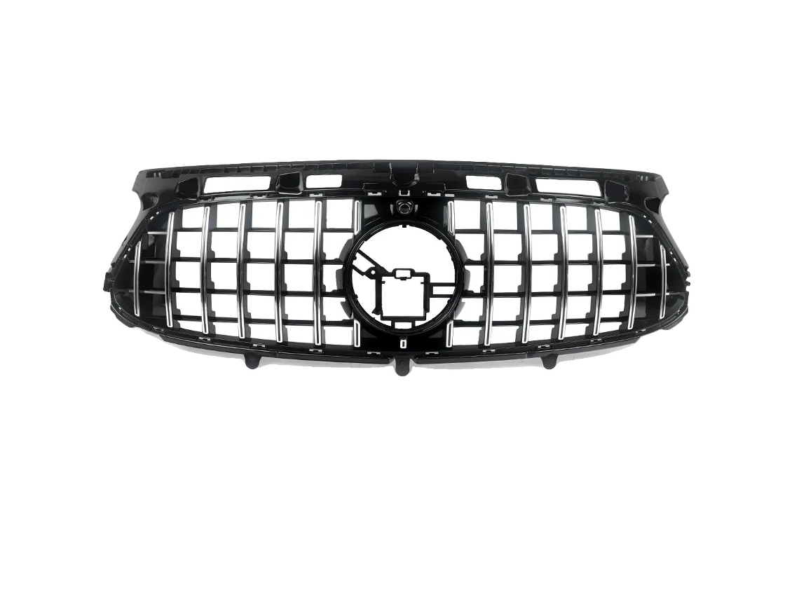 Grade Frontal, Material De Alta Qualidade, Ajuste Perfeito Para Mercedes Benz H247, Cromado Com Preto Oem