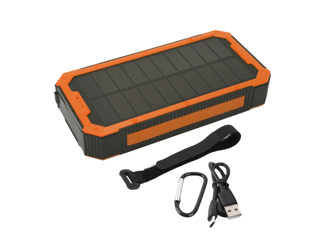 Power Bank Solar 36800mAh com 36 LEDs para Escalada | S/MARCA