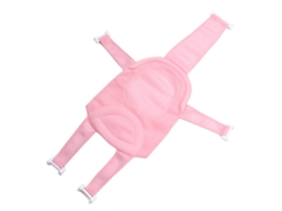2026 asiento de Baño para Bebé com Rede Antiderrapante Universal Desmontável Sling de Ducha Rosa