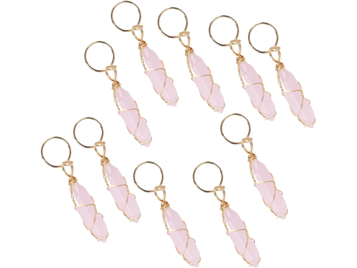 Acessórios SFUSHOS para Tranças, Anéis de Cabelo, Ponteiras e Pingentes