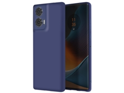 Capa Acabamento para Motorola Motorola Edge 50 Fusion AVIZAR Silicone Azul