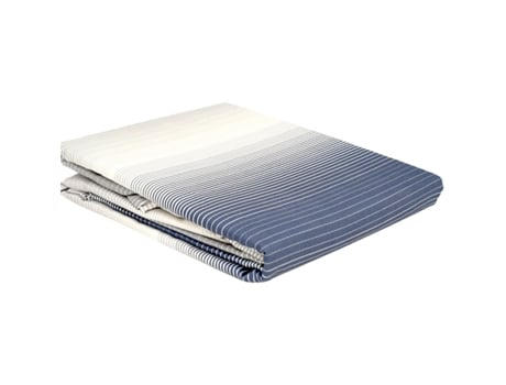 Capa de Edredão LAMEIRINHO Aquarey Cinzento, Branco e Azul 260x240cm