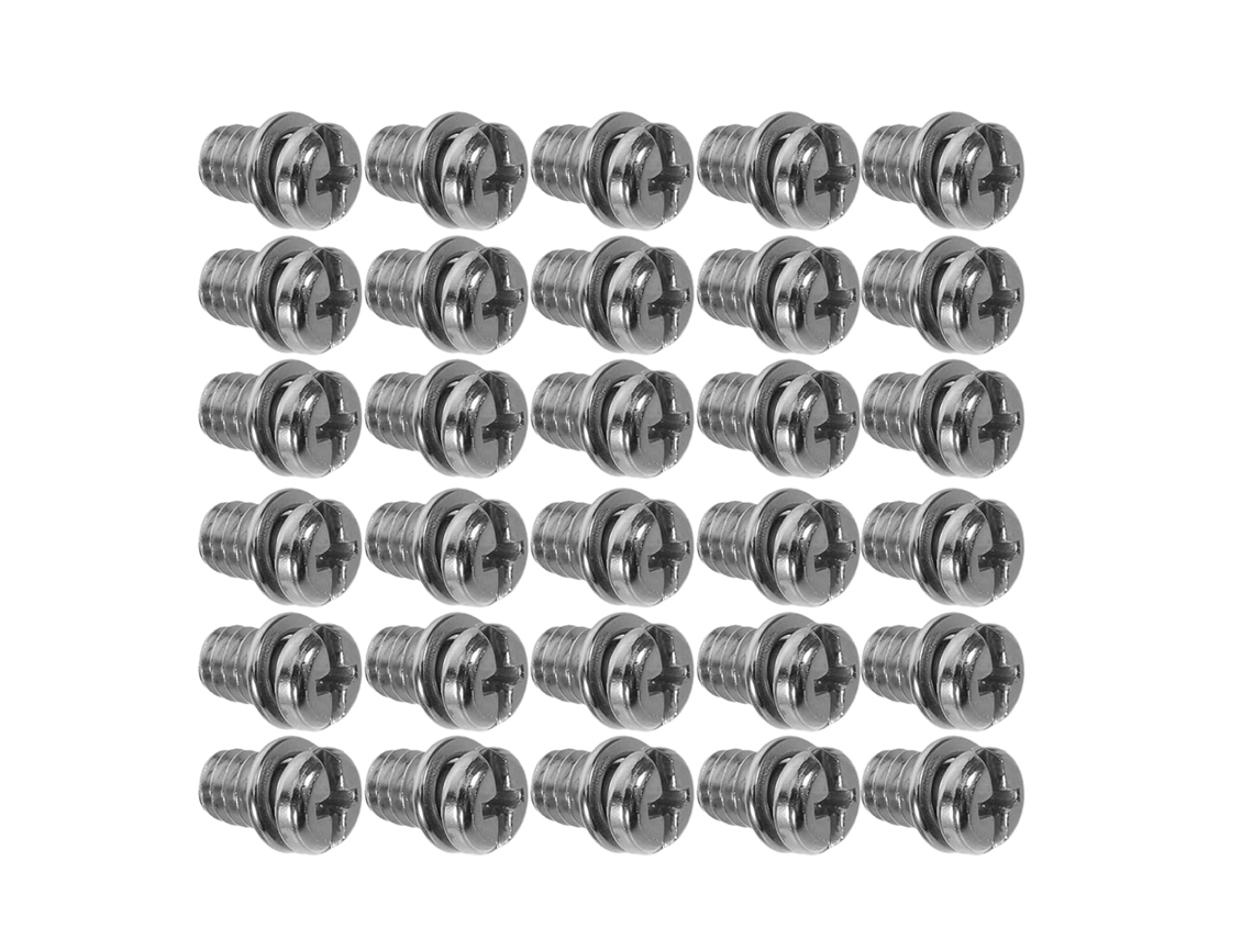 Shineofi 50-parafusos Para Hélices De Ventilador Teto 1 4-20x 3 8em Aço Carbono, Cor Prata, Estrutura De Alta