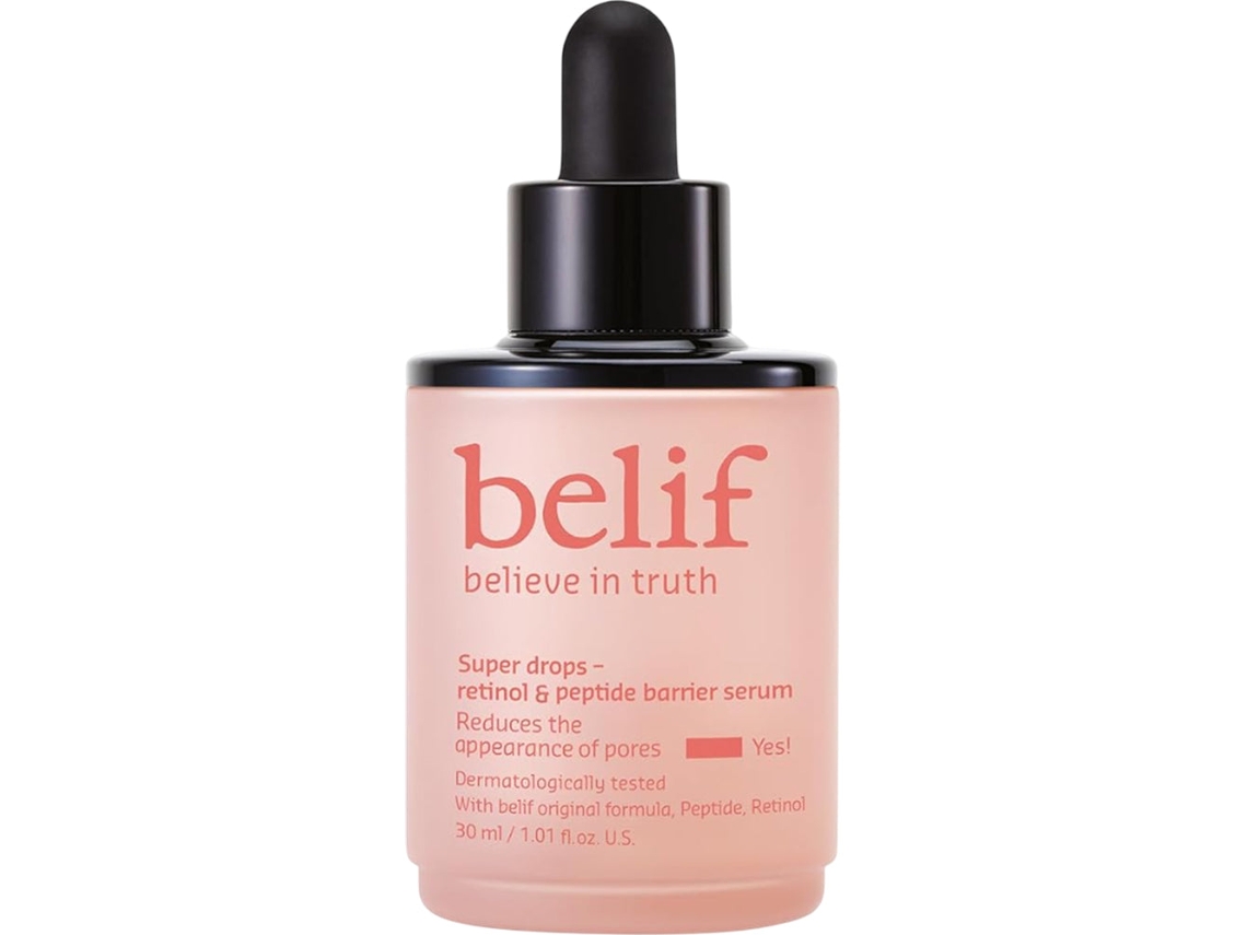 Belif Super Drops Retinol & Peptide Barrier Serum - Sérum Para Elasticidade E Redução De Rugas.