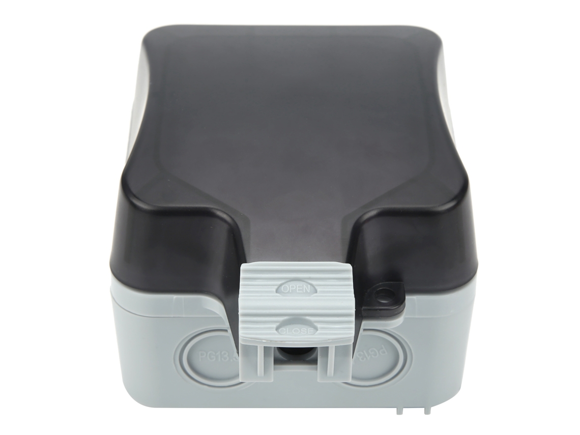Tomada Elétrica De Parede À Prova D'água 2 Pinos, Estilo Alemão, Para Uso Externo, 250v(ue)