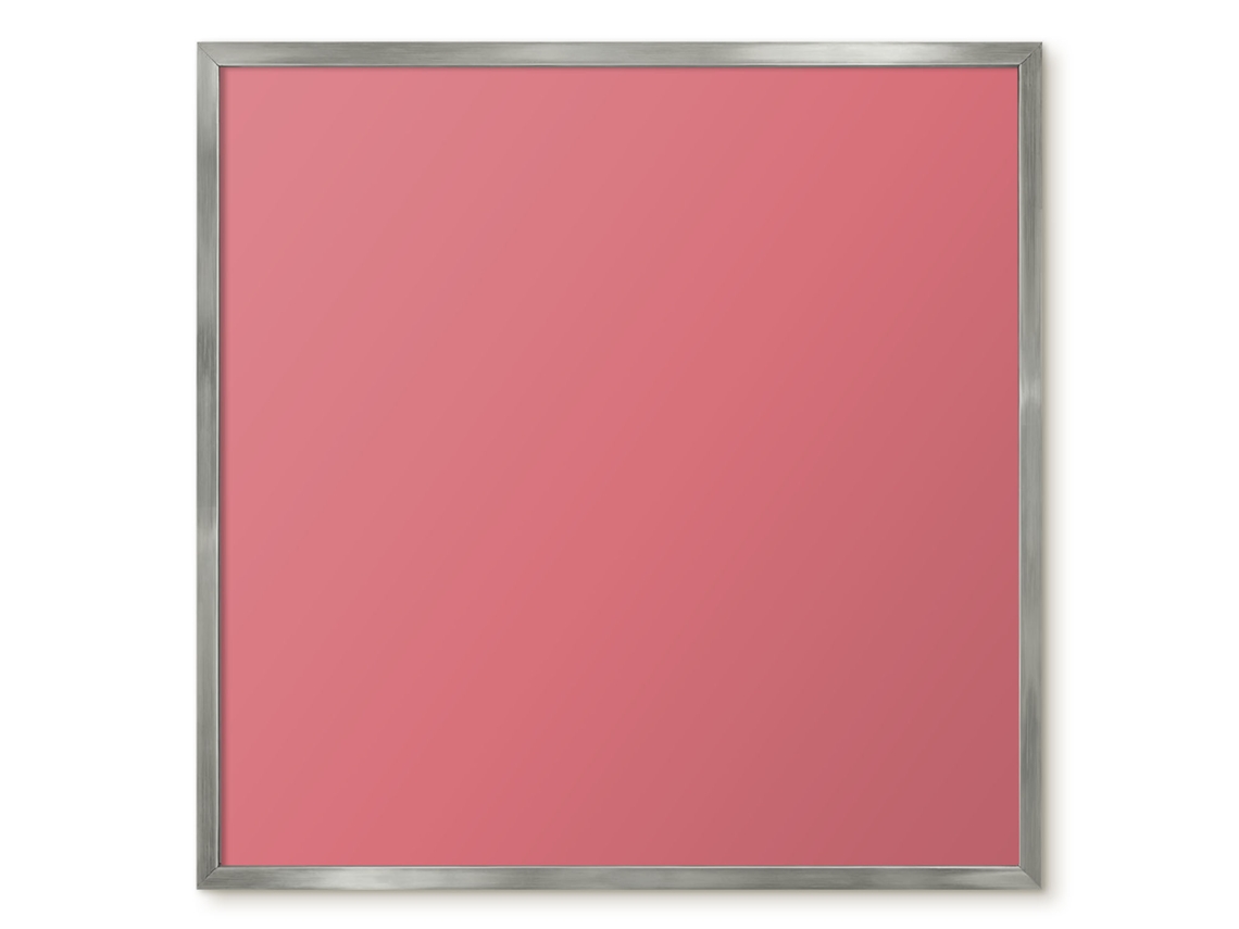 Quadro de parede magnético rosa energético para escritório Espelharte (50x50 cm)
