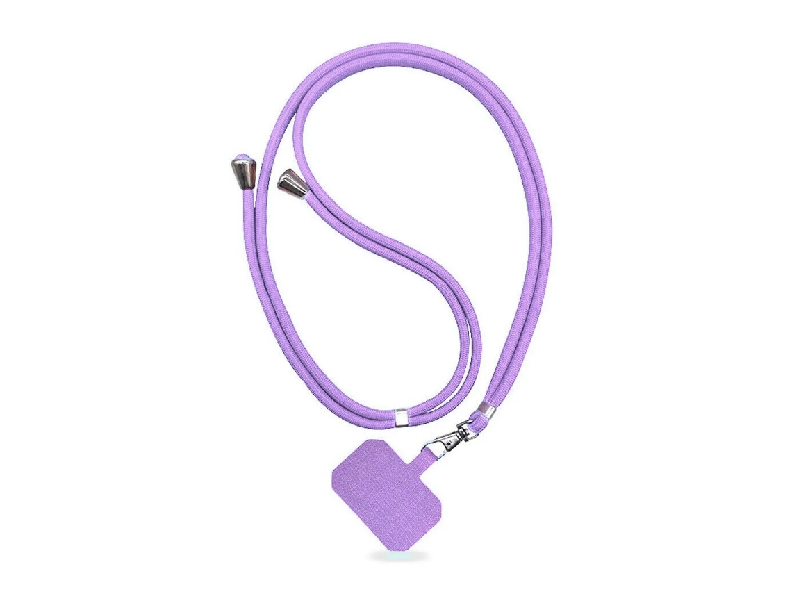 Colar Com Alça Para Celular Ajustável Universal - Roxo