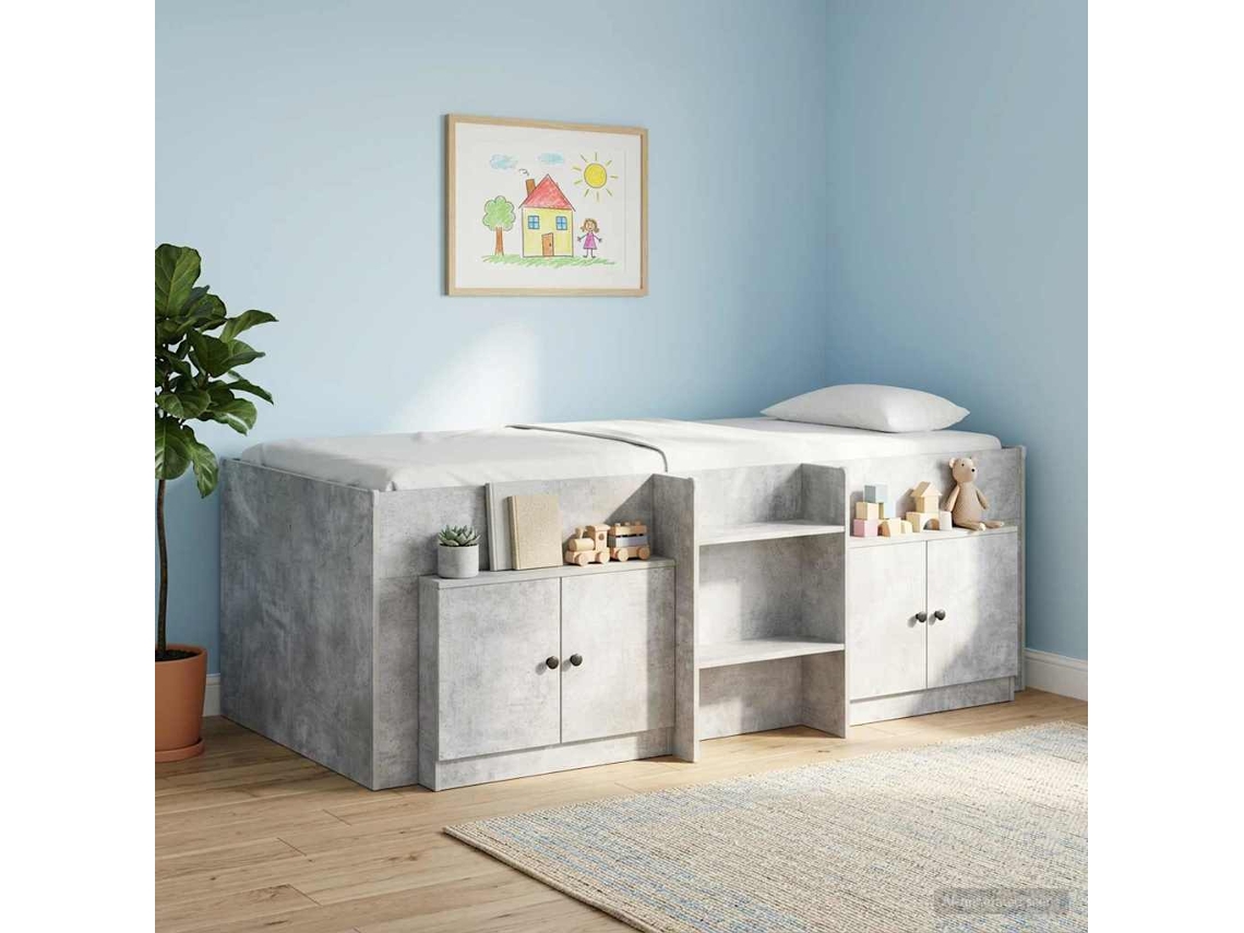 Vidaxl Armário De Armazenamento Para Cama Loft 2 Unid.