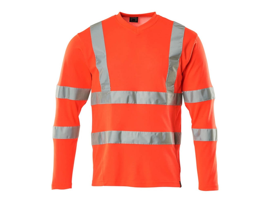 Camisa De Manga Longa Safe Classic 18281 Laranja L MASCOT