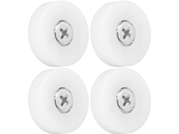 Rodízios Pequenos De Nylon Para Gavetas, 10 Unidades, Com Parafusos De Fixação Rodízios Reposição Para Móveis Quarto