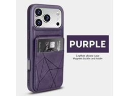 Capa Para Celular Samsungsung/capa De Couro/porta-cartões (2 Em 1)roxo - Samsung A16
