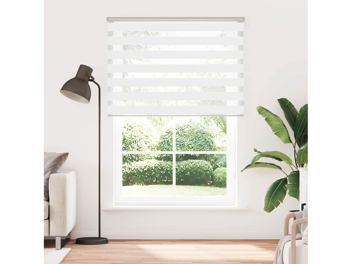 Maison Exclusive - Cortina De Zebra 165x200 Cm Largura Do Tecido 160,9cm Poliéster