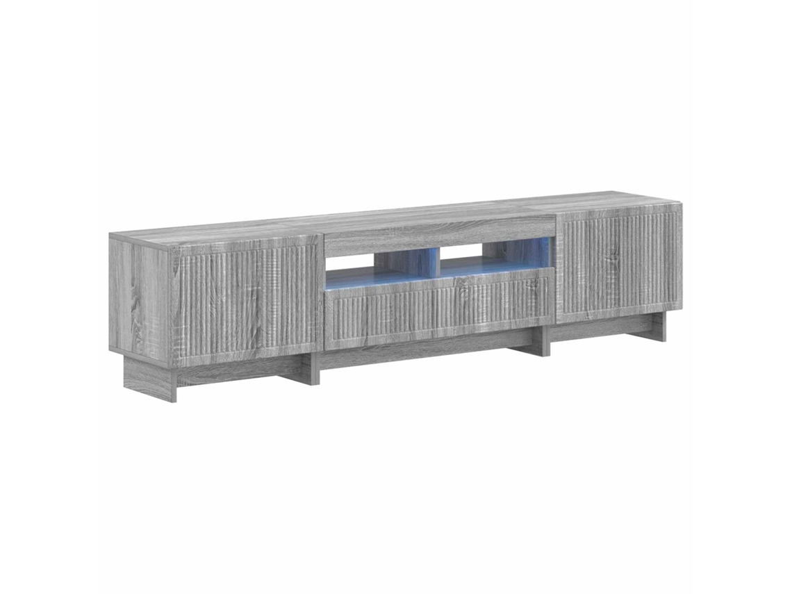 Vidaxl Armário De Tv Led De 5 Peças Sonoma Cinzento