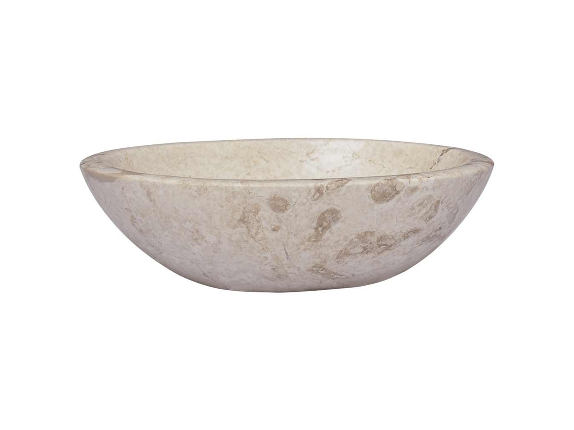 Vidaxl Lavatório 53x40x15 Mármore Cor Creme
