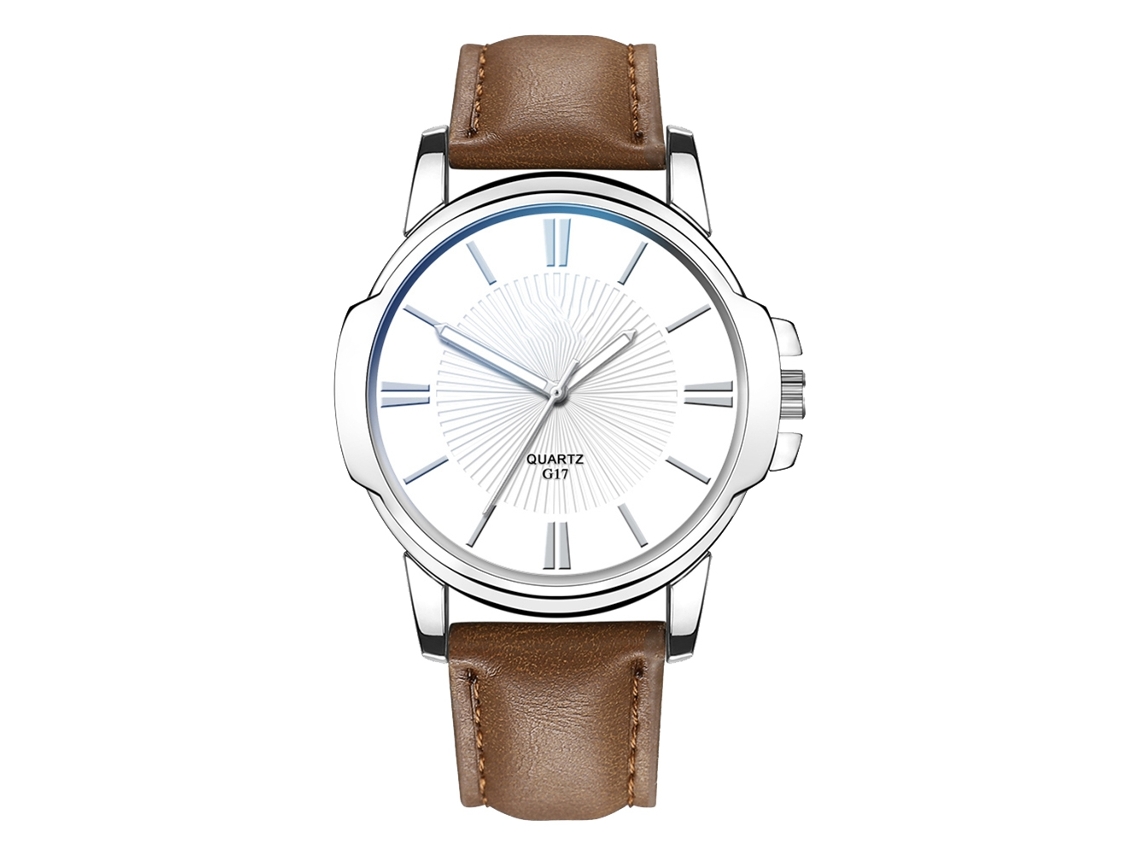 Relógio Masculino Analógico de Quartzo com Dial Redondo Elegante e Fashion 6