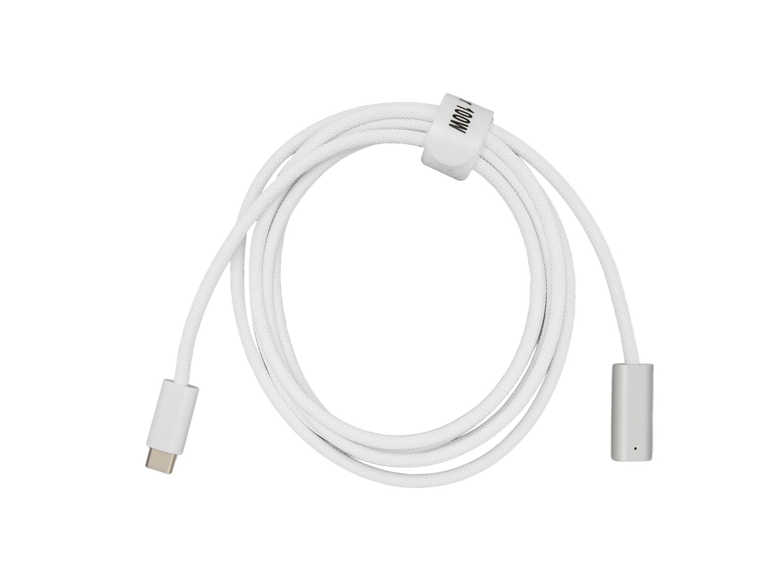 2026zentro-cabo Type C Para Magsafe 1.7m Fio Tecido Adaptador Pd 100w Para Laptop Os Magsafe 1/2 T Head