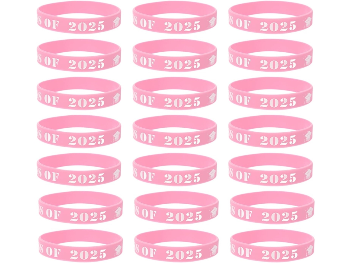 Conjunto Tofficu com 25 pulseiras de silicone para treinamento, acessórios decorativos para sala de aula, festivais e eventos.
