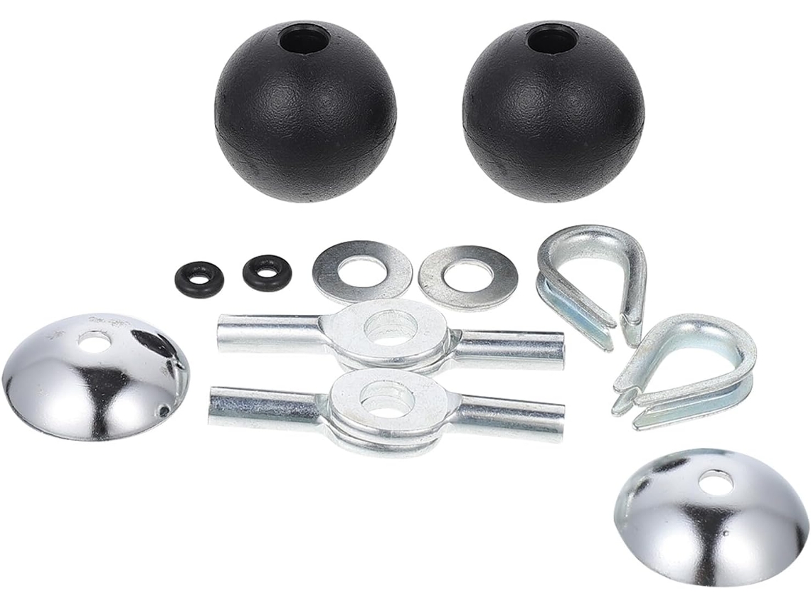 Conjunto De 14 Conectores Cabo Aço Para Equipamentos Ginástica,