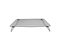 Rack Plegável de Aço Carbono para Assar Preto