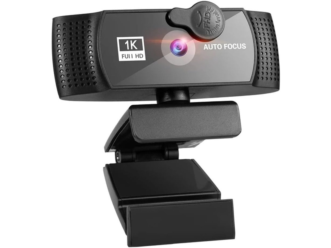 Webcam Usb Com Microfone Para Chamadas De Vídeo E Reuniões Online Em Pcs E Laptops (preta)