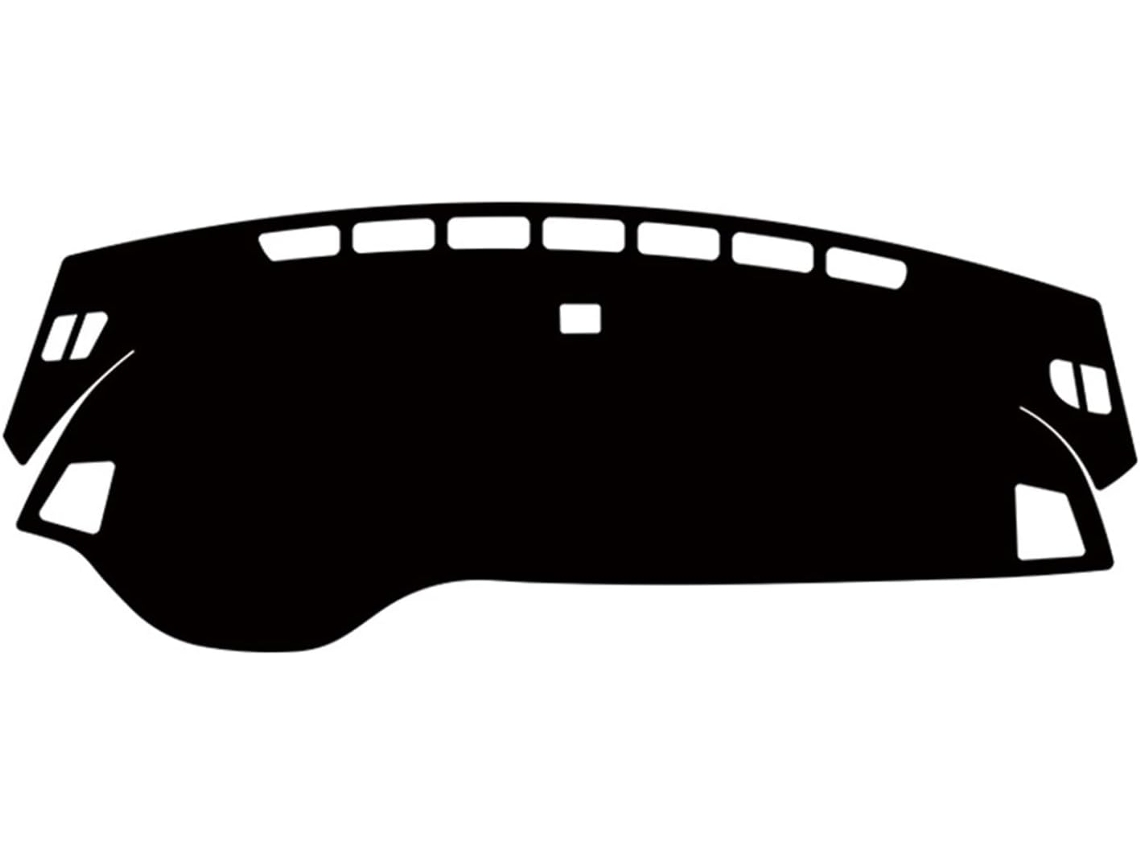 Tapete Automotivo para Painel de Carro em Couro de Microfibra Antiderrapante com Proteção Solar Para...