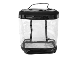 Bolsa De Toalete Transparente De Pvc Espessado Portátil Impermeável Para Viagens E Armazenamento De Cosméticos