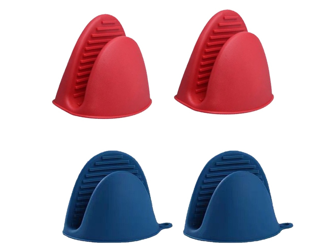 Elysve Luvas De Silicone Antiescaldantes E Isolantes De Calor Pack De 4