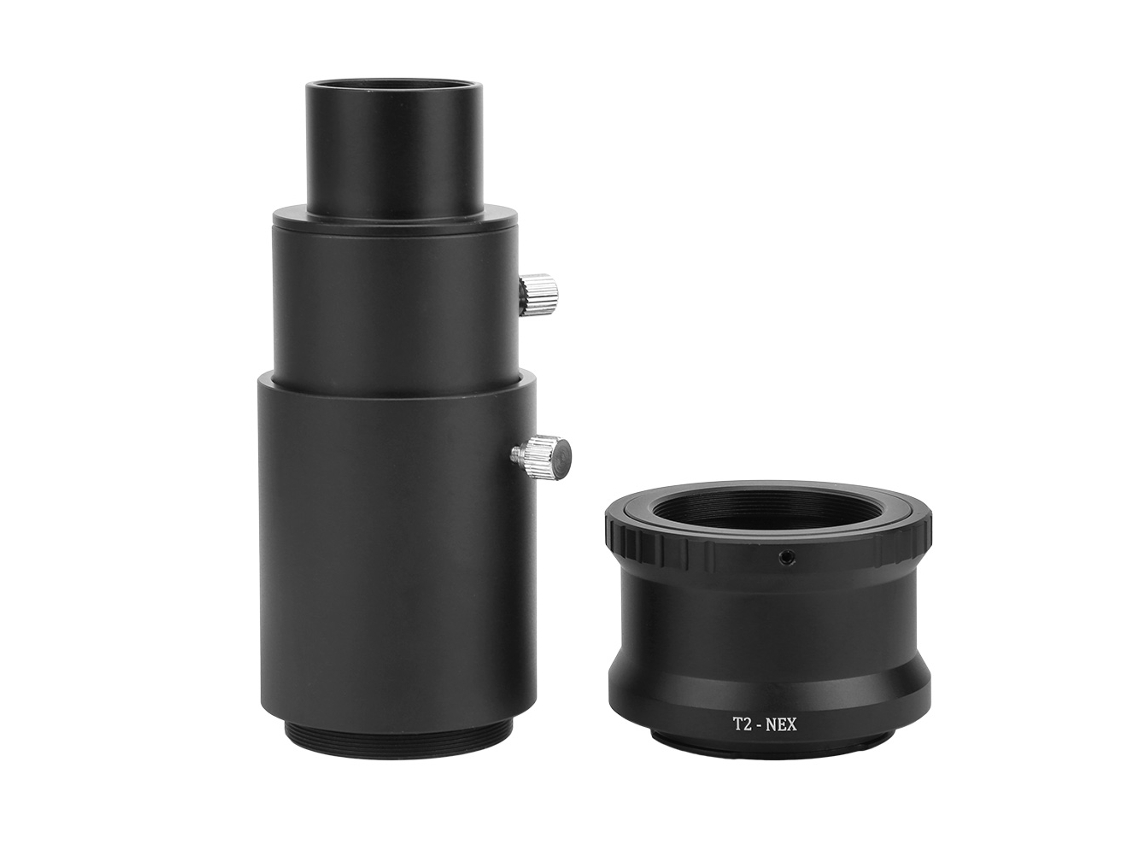 Anel Adaptador Telescópico T2 1,25 Polegadas Para Câmera Mirrorless Nikon Canon Nex Fujifilm Olympus