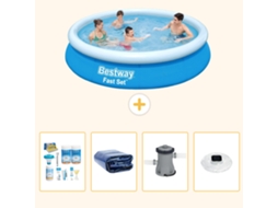 Bestway Piscina Bestway Fast Set Redonda - 366x76 Cm - 5-peças S160