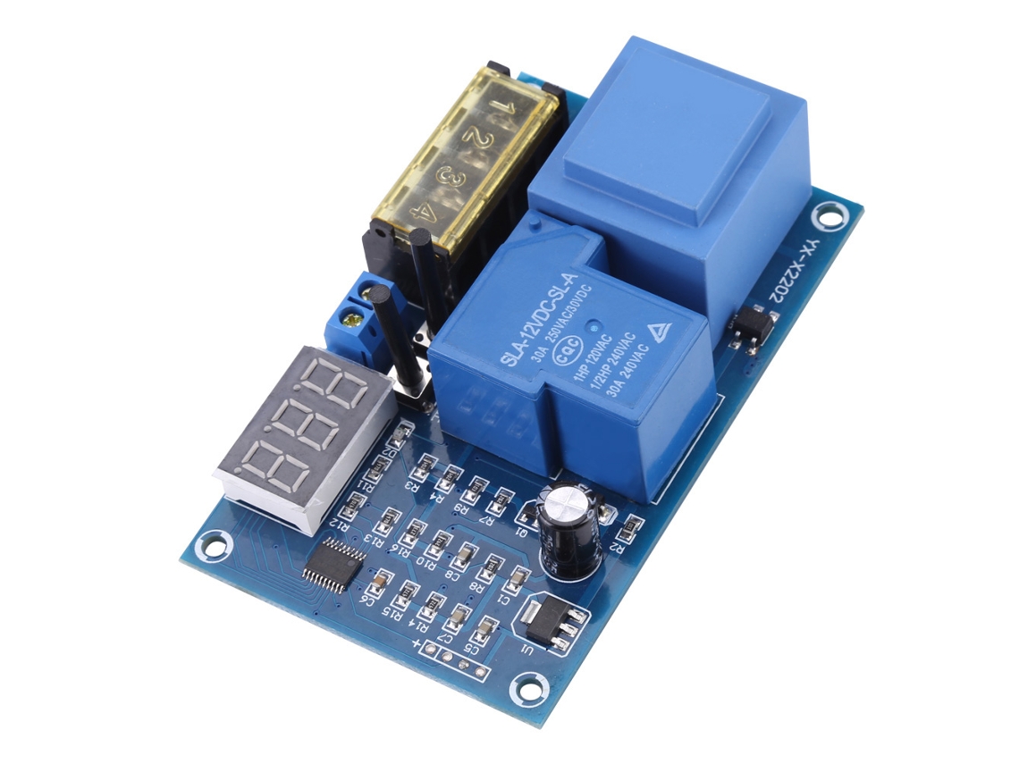 Controlador de Carga Automática para Baterias Módulo de Carregador 6V-120V com Proteção