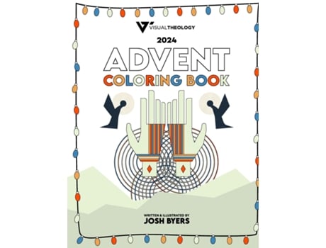 Livro 2024 Advent Coloring Book de Josh Byers (Inglês)