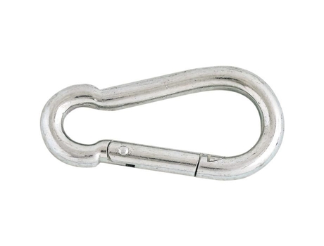 Mosquetão Bombeiro Em Aço Zincado Ø6mm Comprimento Blister 60mm 2 Chapuis