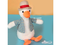 Juguete De Pato Falante Cantor Repetidor Com Música E Bailando Gravador