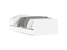 Estrutura de Cama com Gavetas 90x190 Cm Branco MAISON EXCLUSIVE
