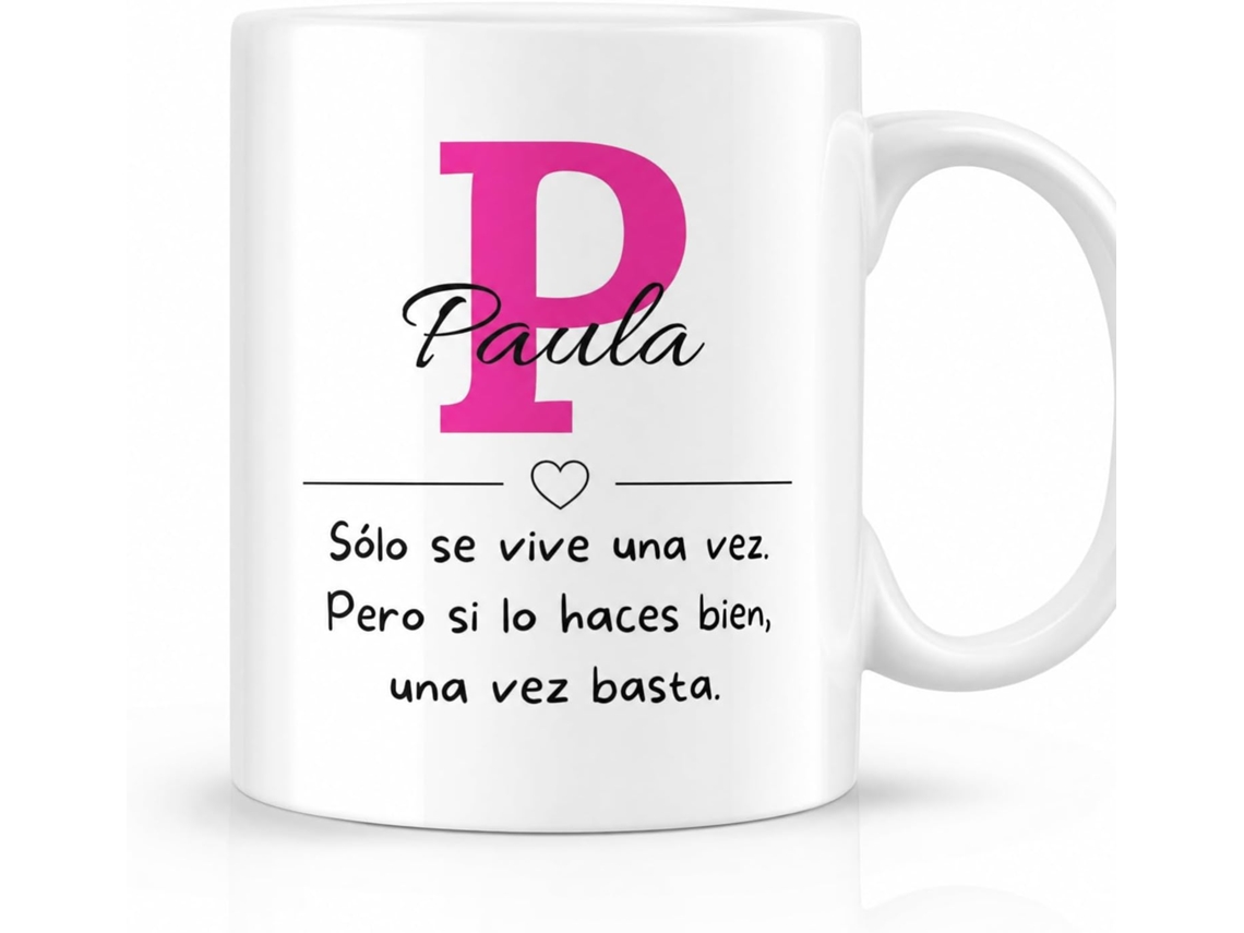 Caneca Com Nome E Frase Personalizada - 350ml