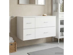 Vidaxl Conjunto De Móveis Para Banheiro 2 Unid. Branco