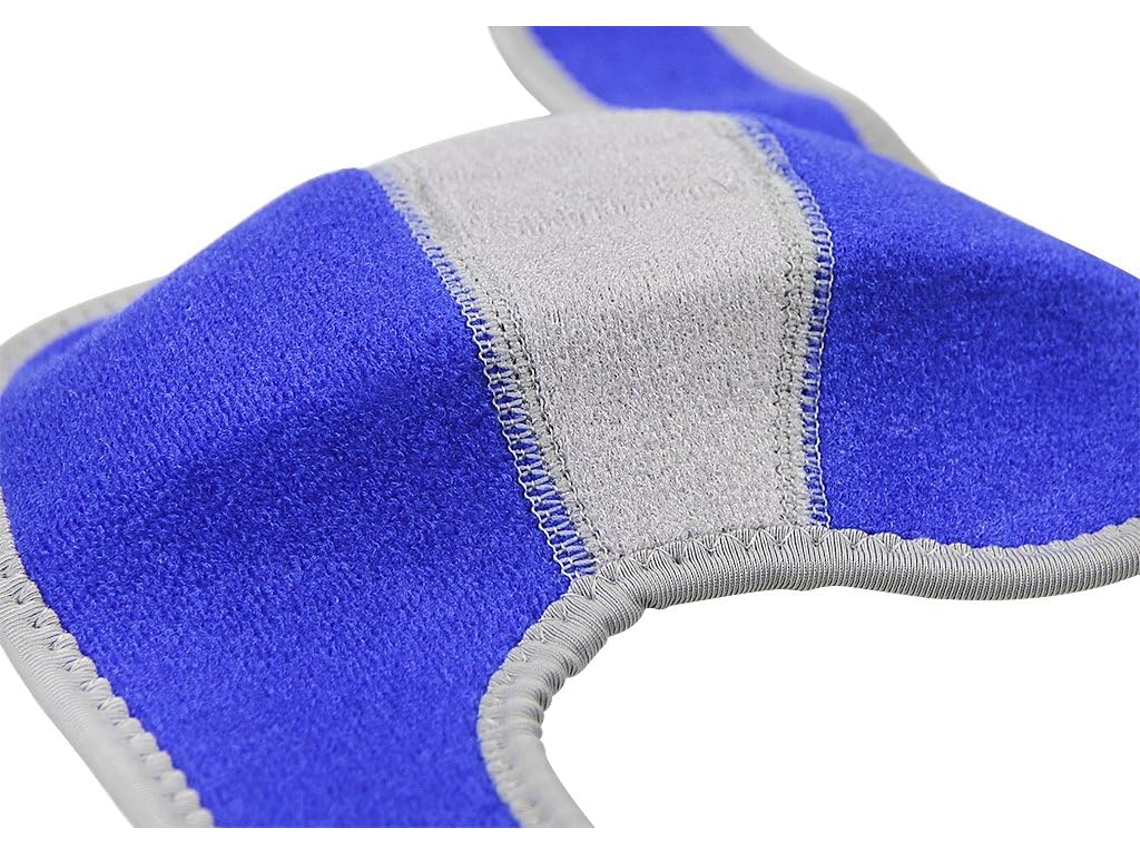 Cotoveleiras Infantis Ajustáveis Respiráveis Neoprene Proteção Contra Impactos Azul