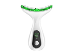 Massageador Facial E Pescoço Beauty 3 Em 1 Tripla Ação Luz, Calor E Vibração Bestvite (branco)