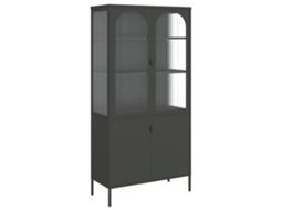 Highboard, Highboards Vidaxl Preto Aço