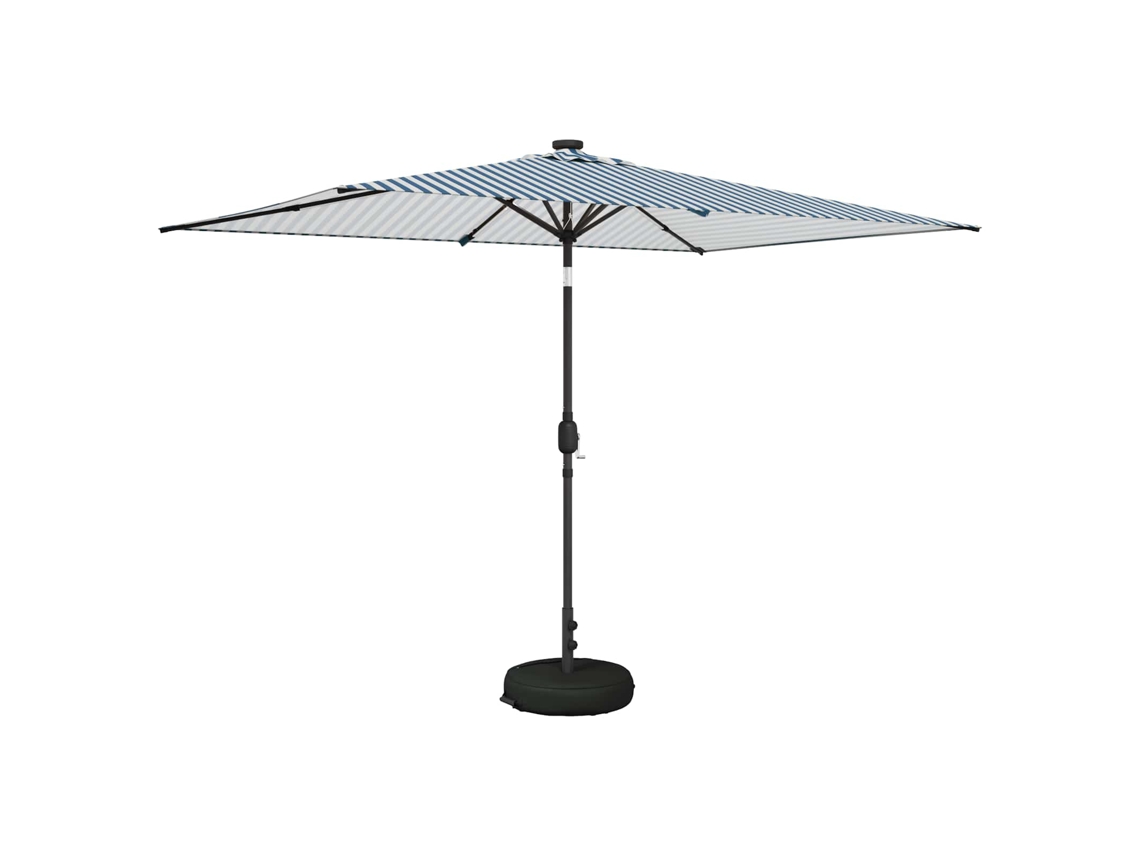 Vidaxl Guarda-sol De Jardim Com Luzes Led 200 X 300 Cm Poliéster