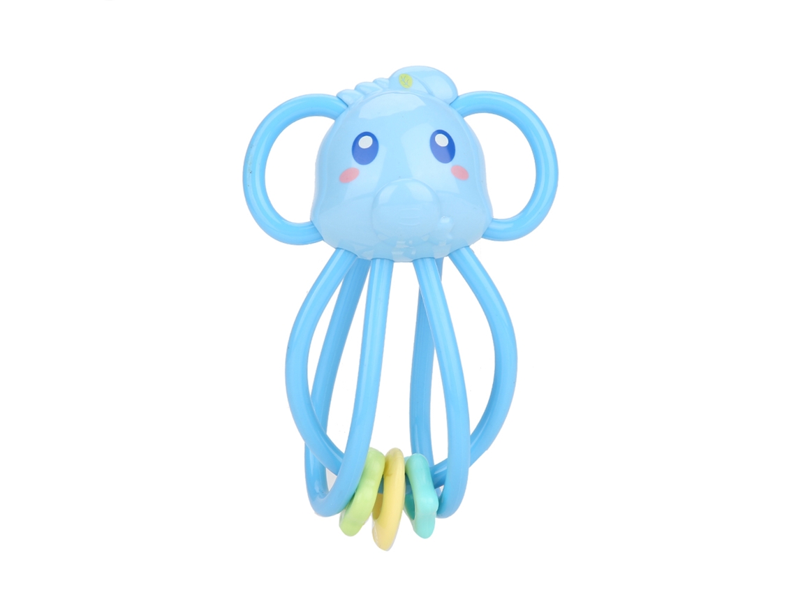 Primerox brinquedo Sino de Mão para Bebê com Design de Elefante e Mordedor Educativo