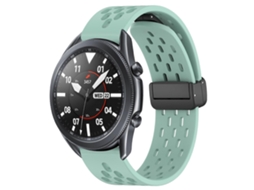 Pulseira De Silicone Dobrável De 22 Mm Com Fecho Magnético