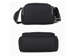 Bolsa Messenger Feminina Impermeável Leve com Múltiplos Compartimentos para Viagem Trabalho