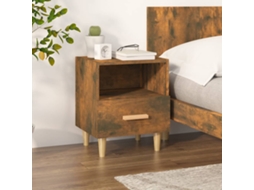 Vidaxl Mesa De Cabeceira 40x35x47 Cm Cor Carvalho Fumado
