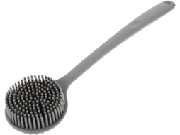 Lurelia Acessório De Duche Com Escova De Silicone Para Banho, Cabo Longo, Com Argola E Massagem Suave, Pele Macia Leve