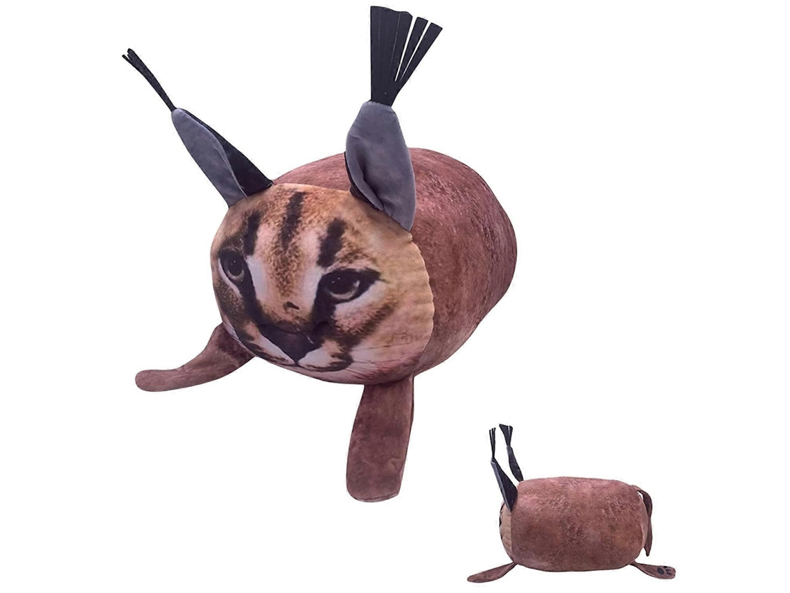 Pelúcia Gato Floppa Redondo, Fofa E Compacta