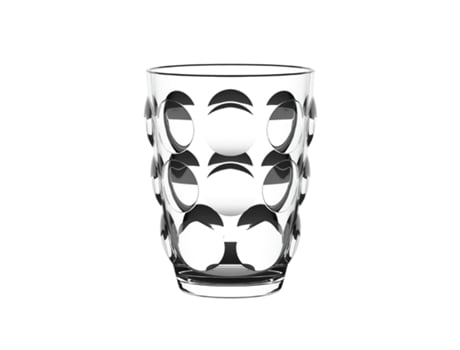 Conjunto de 6 Copos Tumbler Transparente - Bolle Beach ITALESSE